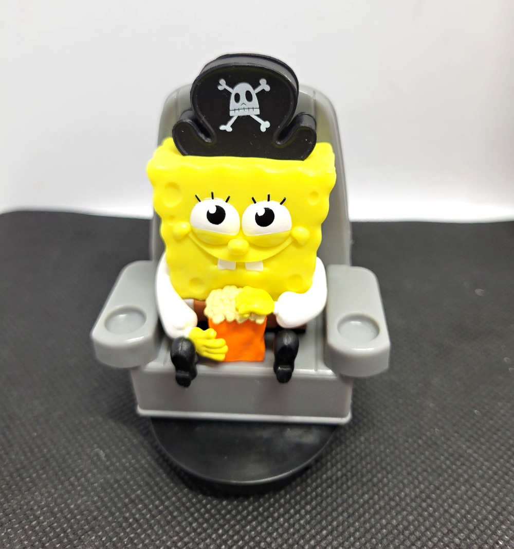 Snapco SpongeBob SquarePants Burger King Pirate Chair Hat Figure Toy 2025